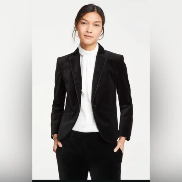 Ann Taylor velvet blazer - Picture 5 of 15